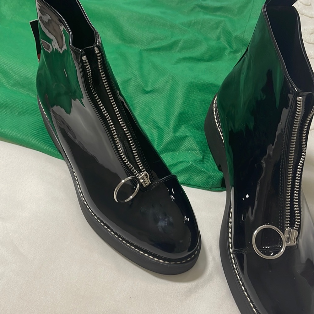 Black ankle boots